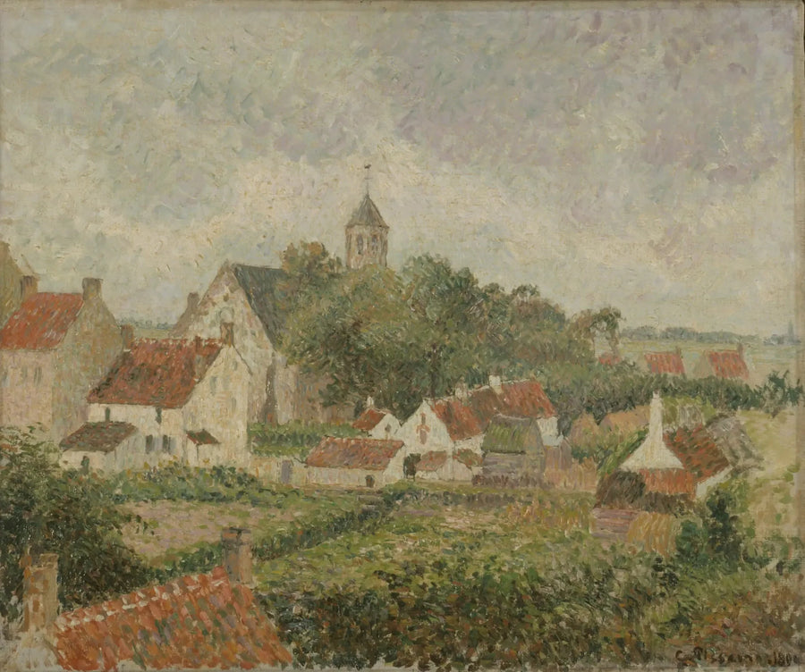 The Village of Knocke - Camille Pissarro