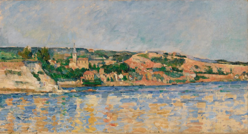 The village of l'Estaque seen from the sea - Paul Cézanne