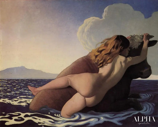 Le viol d'Europa - Félix Edouard Vallotton - Reproductions de tableaux et peintures haut de gamme