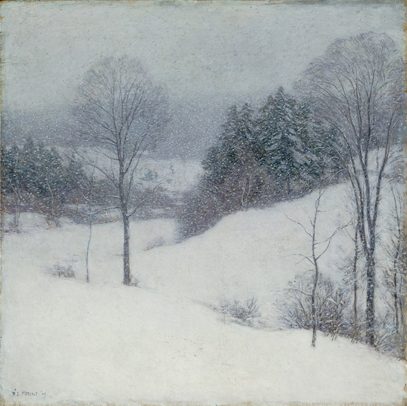 The White Veil - Willard Metcalf