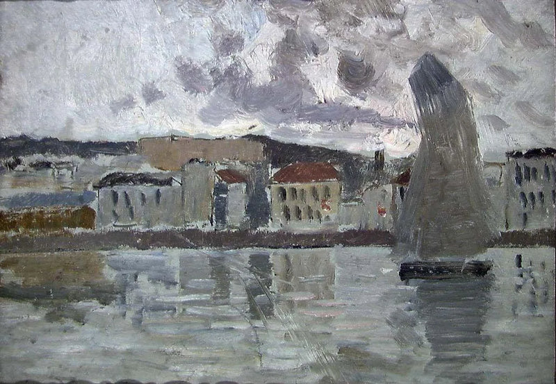 The sailboat - Frits Thaulow