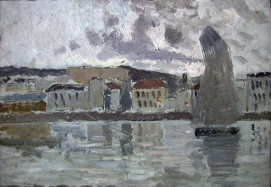 The sailboat - Frits Thaulow