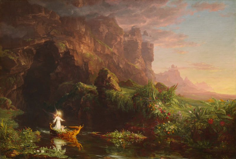 The Voyage de la vie : enfance - Thomas Cole