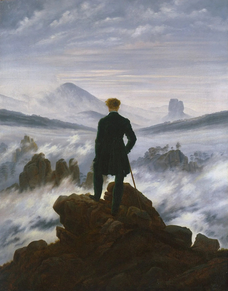 The Wanderer Above the Sea of Fog - Caspar David Friedrich
