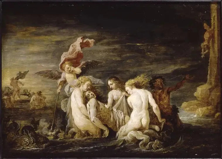 Leander Noyé Retrouvé par les Néréides - David Teniers le Jeune