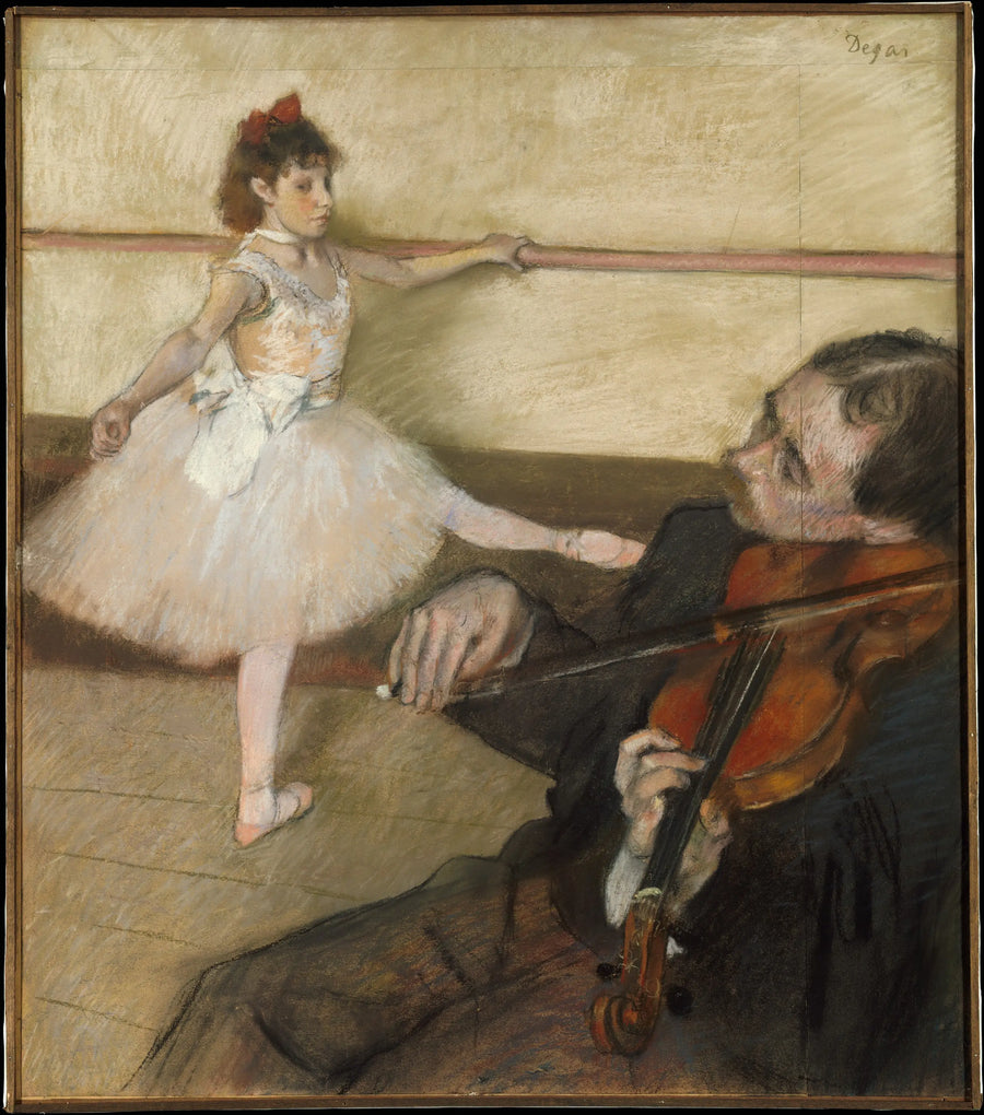 The Dance Lesson - Edgar Degas
