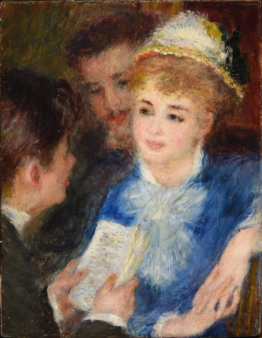 The Reading of the Role - Pierre-Auguste Renoir
