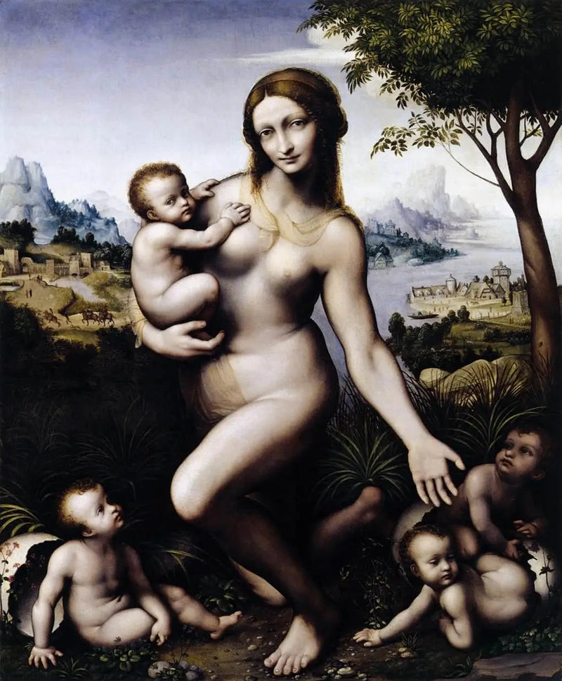 Leda with Her Children - Leonardo da Vinci
