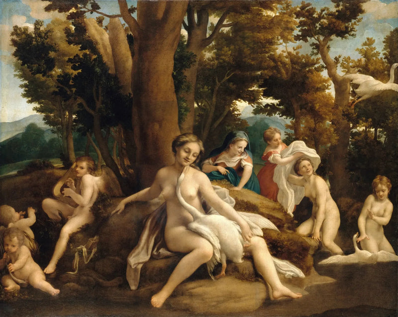 Leda and the Swan - Antonio da Correggio