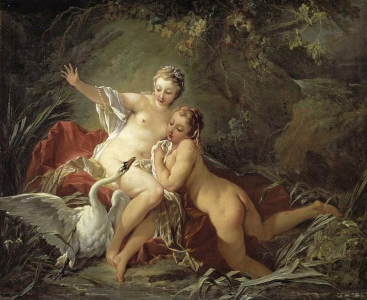 Leda and the Swan - François Boucher