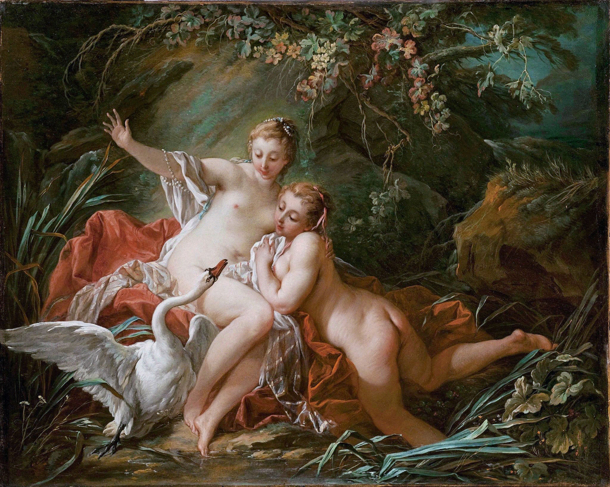 Leda and the Swan - François Boucher