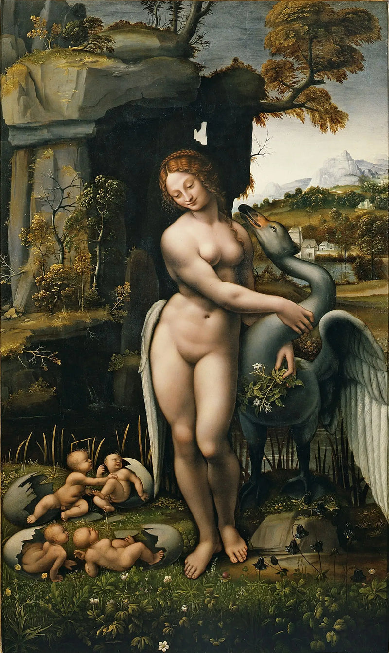 Leda and the Swan - Leonardo da Vinci