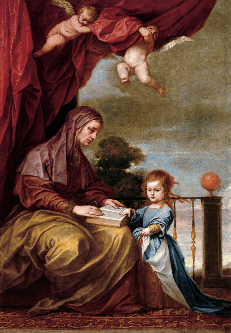 The Education of the Virgin - Alonso Cano