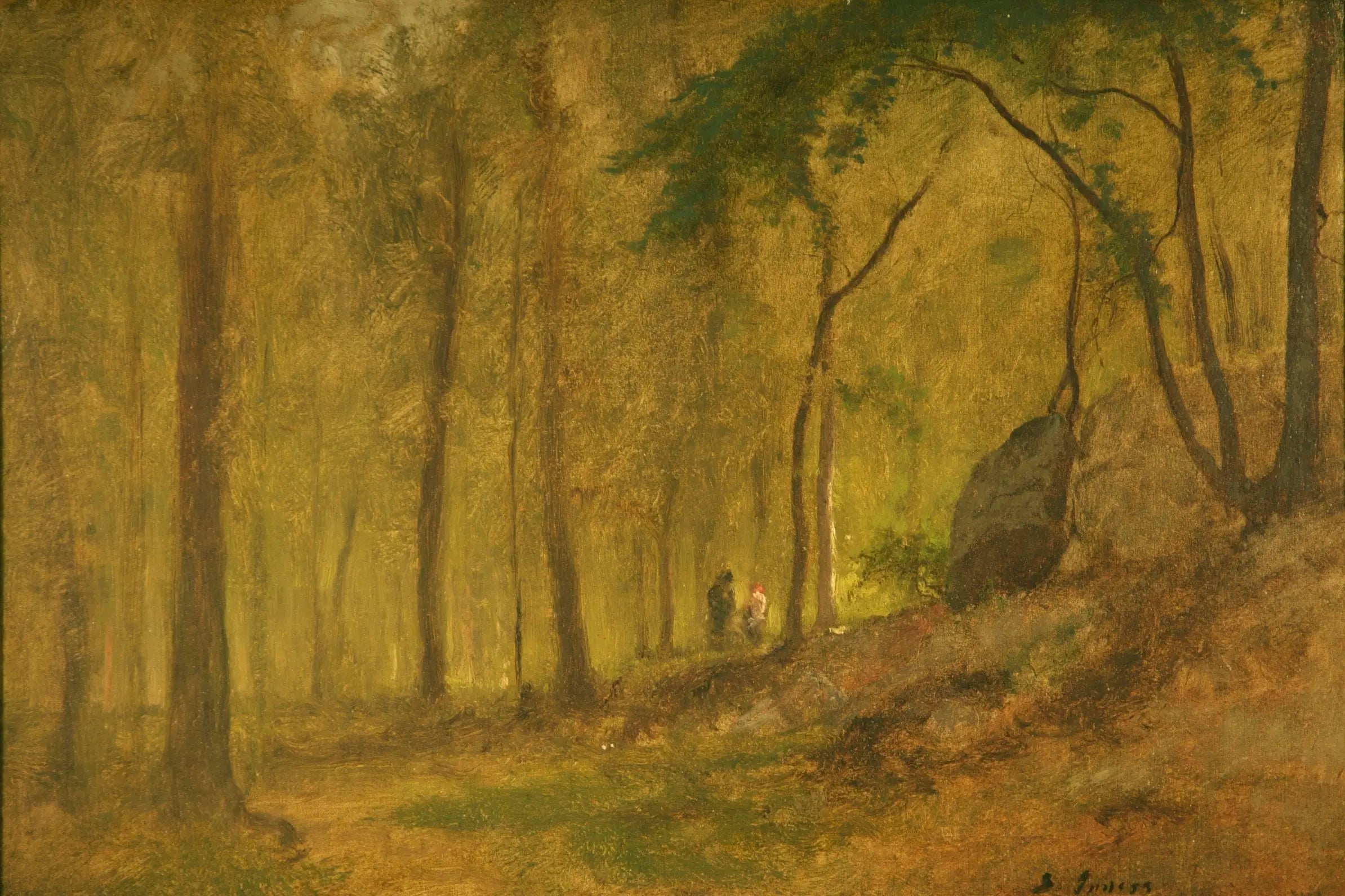 Leeds Woods - George Inness - Alpha Reproduction