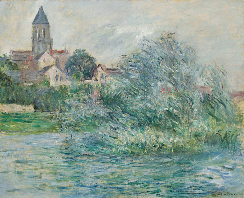 The Church at Vétheuil - Claude Monet