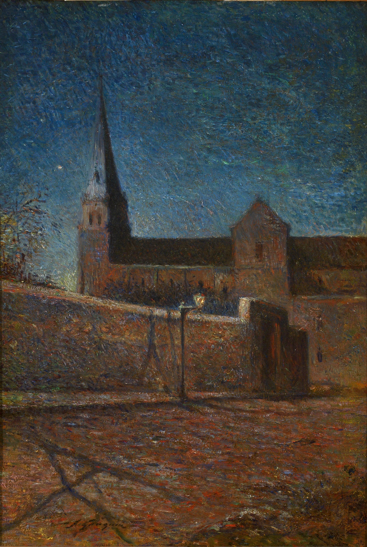 Reproduction du tableau « L'Église de Vaugirard - Paul Gauguin » par Alpha Reproduction en peinture à l’huile