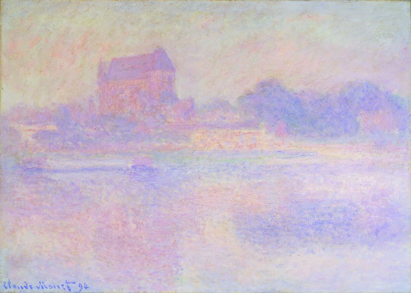 The Church at Vernon, Fog - Claude Monet
