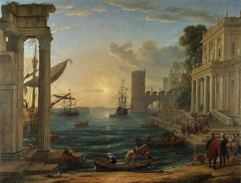 The Queen of Sheba's Embarkation - Claude Lorrain