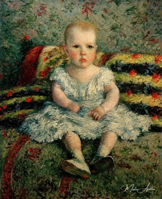 L’enfant au canape - Caillebotte - Reproductions de tableaux et peintures haut de gamme