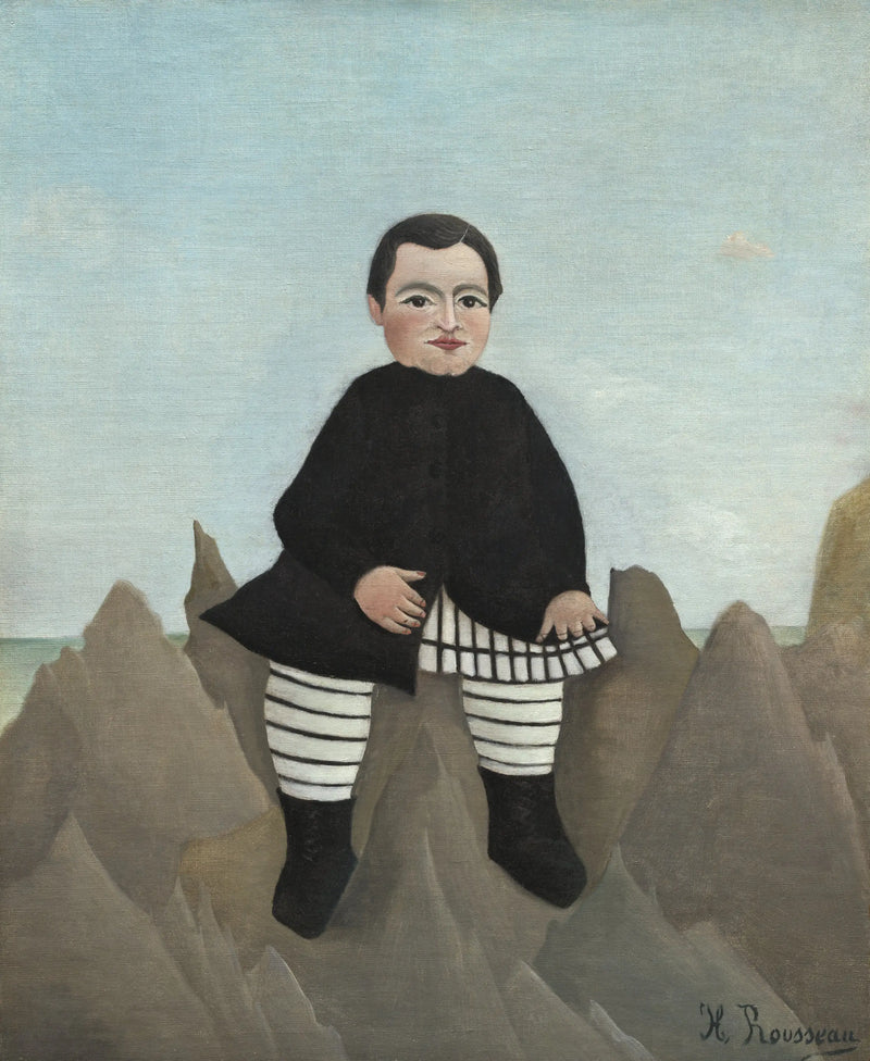 The Child with Rocks - Henri Rousseau