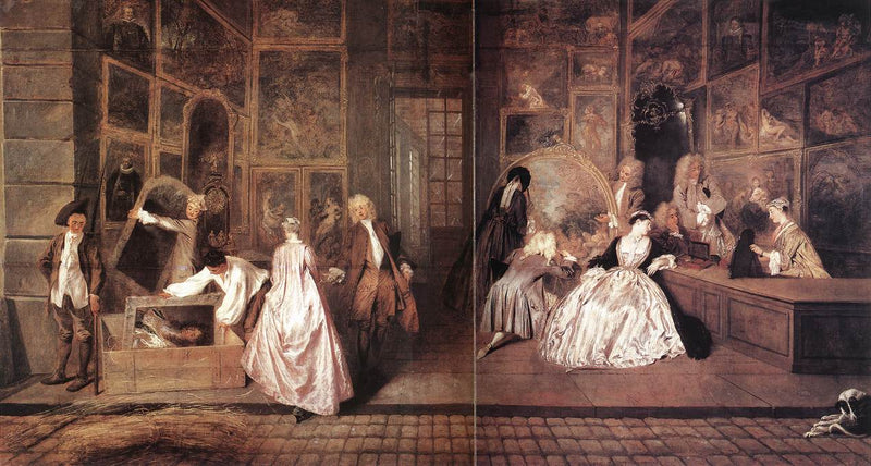 The Signboard of Gersaint - Antoine Watteau