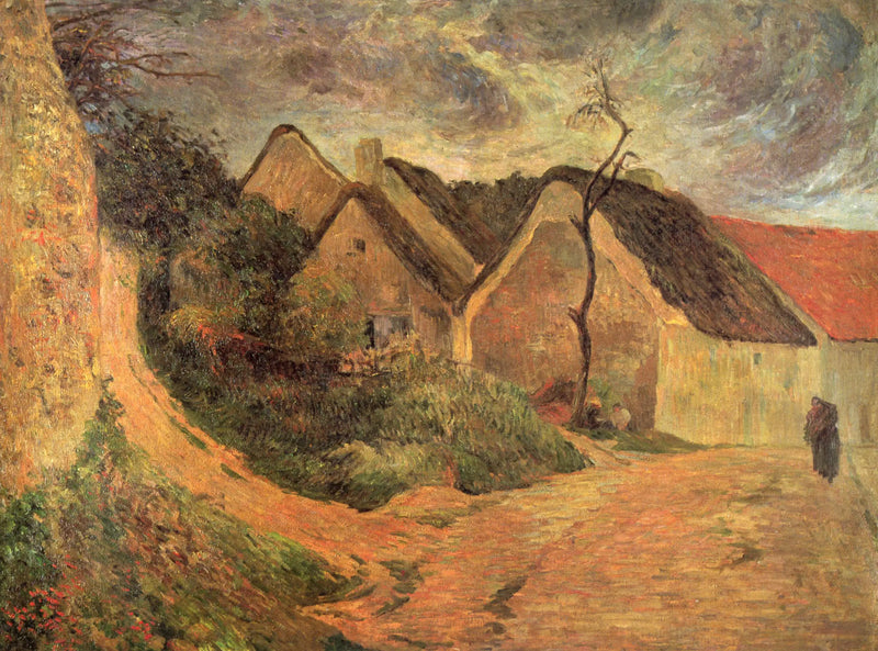 The Entrance of Osny in Stormy Weather - Paul Gauguin