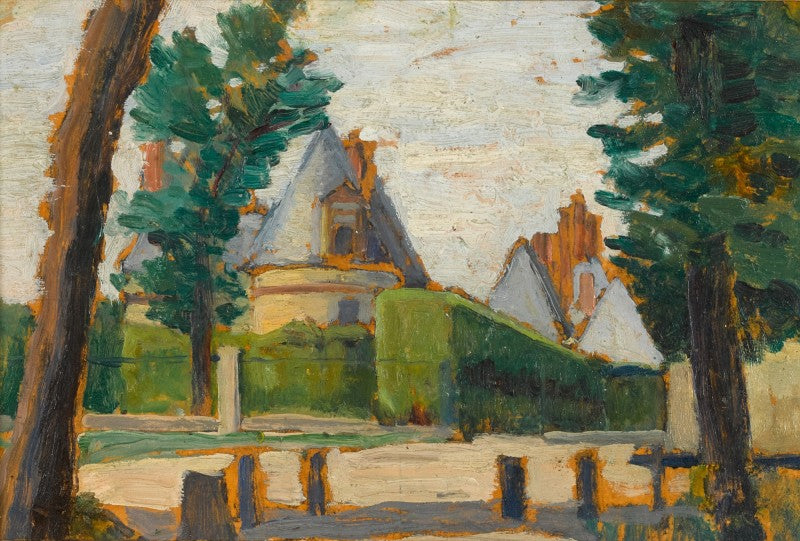 The Entrance of the Castle - Henri-Edmond Cross