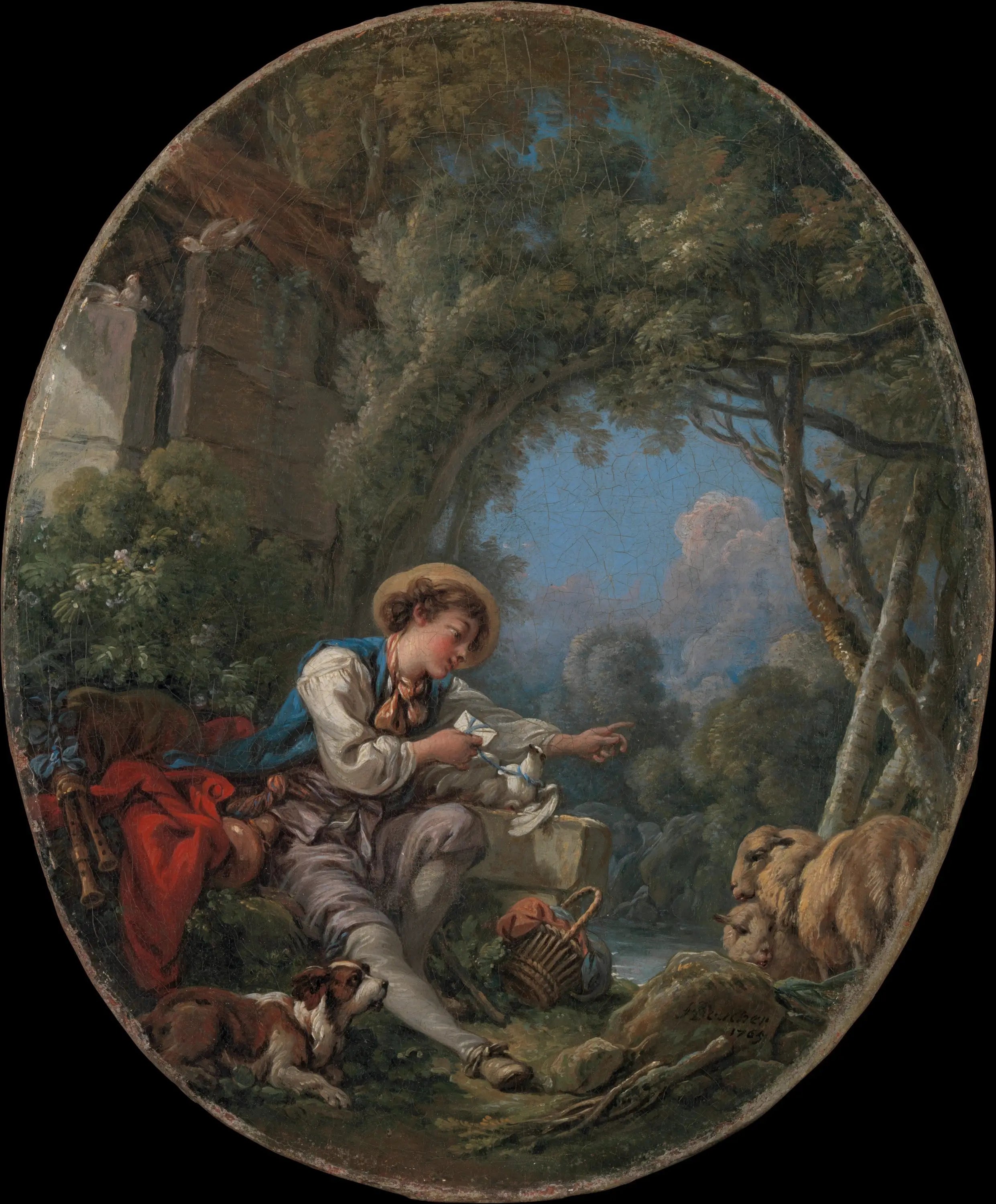 L’envoi du messager - François Boucher - Alpha Reproduction