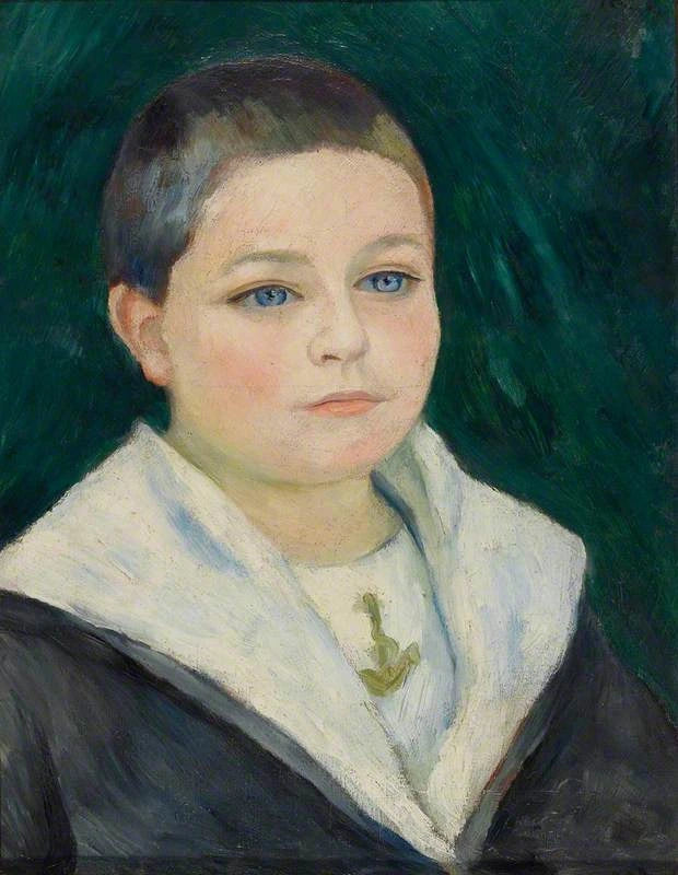 Léon Goujon in sailor's suit - Pierre-Auguste Renoir