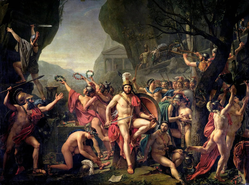 Leonidas at Thermopylae - Jacques-Louis David