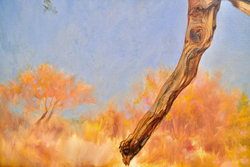 Leopard in a tree | 150 x 100 cm