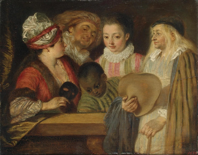 The Actors of the Comédie-Française - Antoine Watteau
