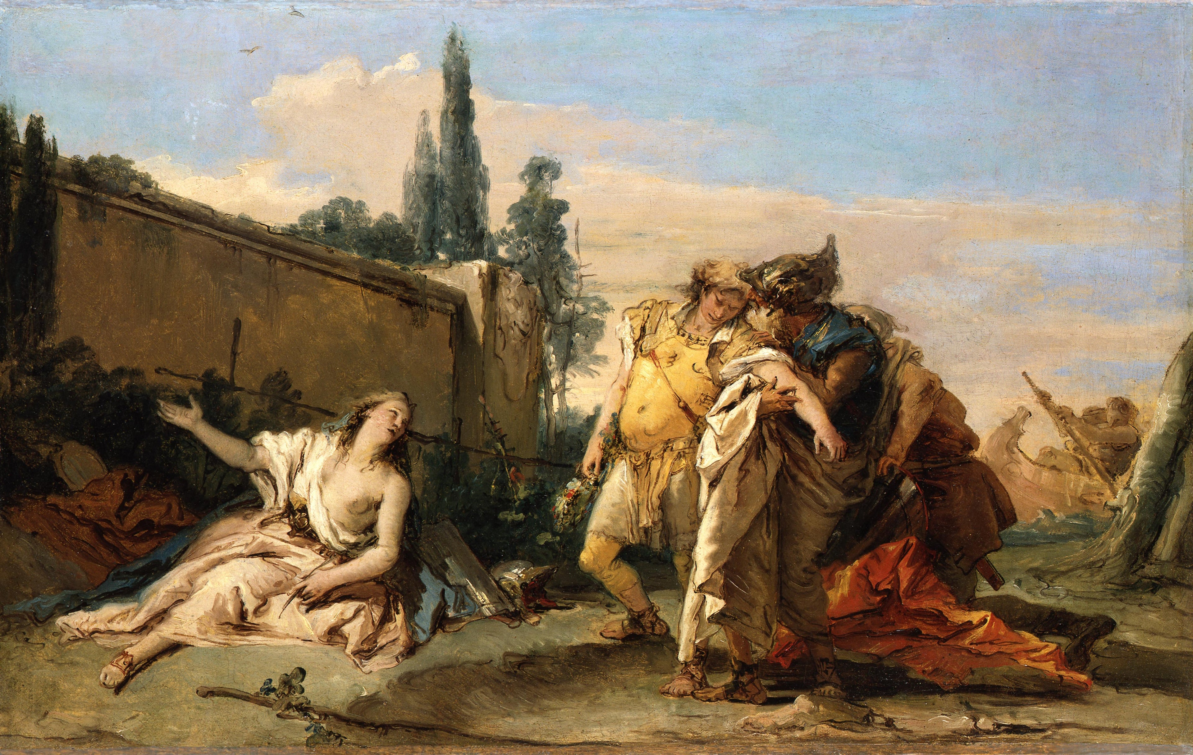 Rinaldo's Farewell to Armida - Giovanni Battista Tiepolo