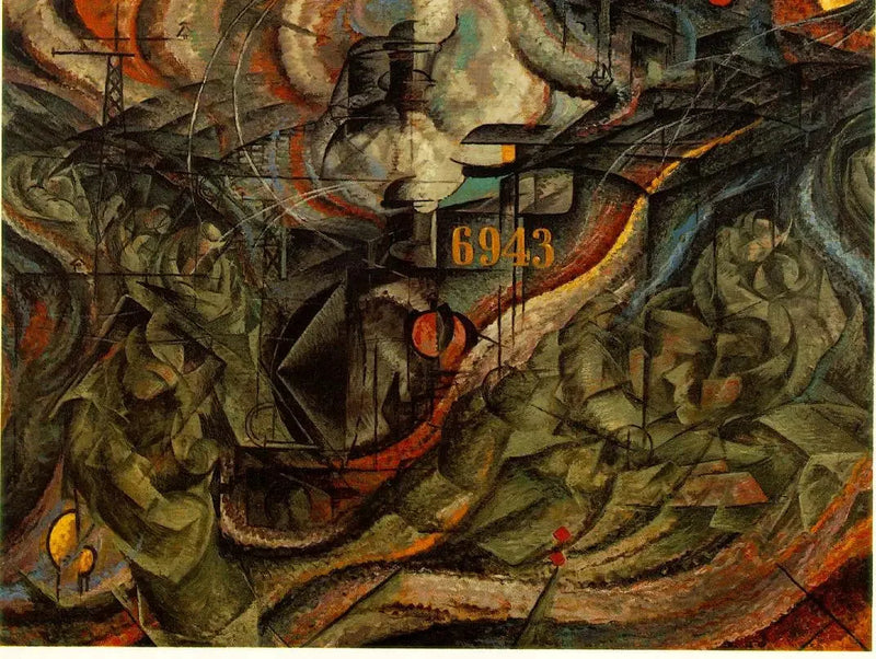 The Farewells - Umberto Boccioni