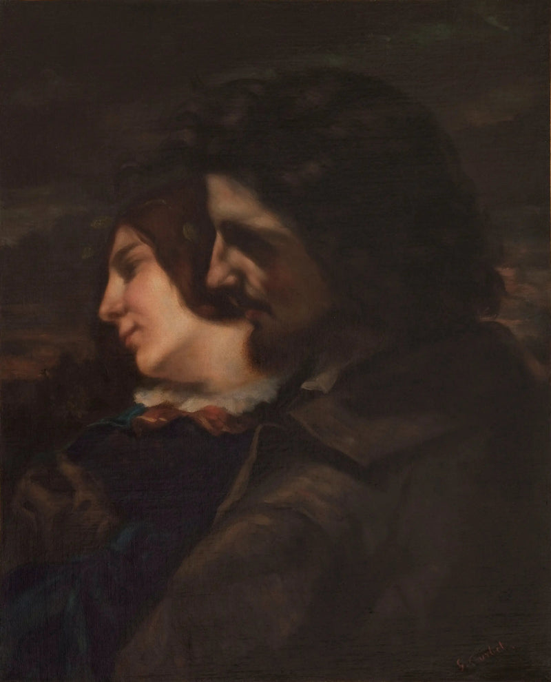 The Lovers in the Countryside. Sentiments of Youth - Gustave Courbet