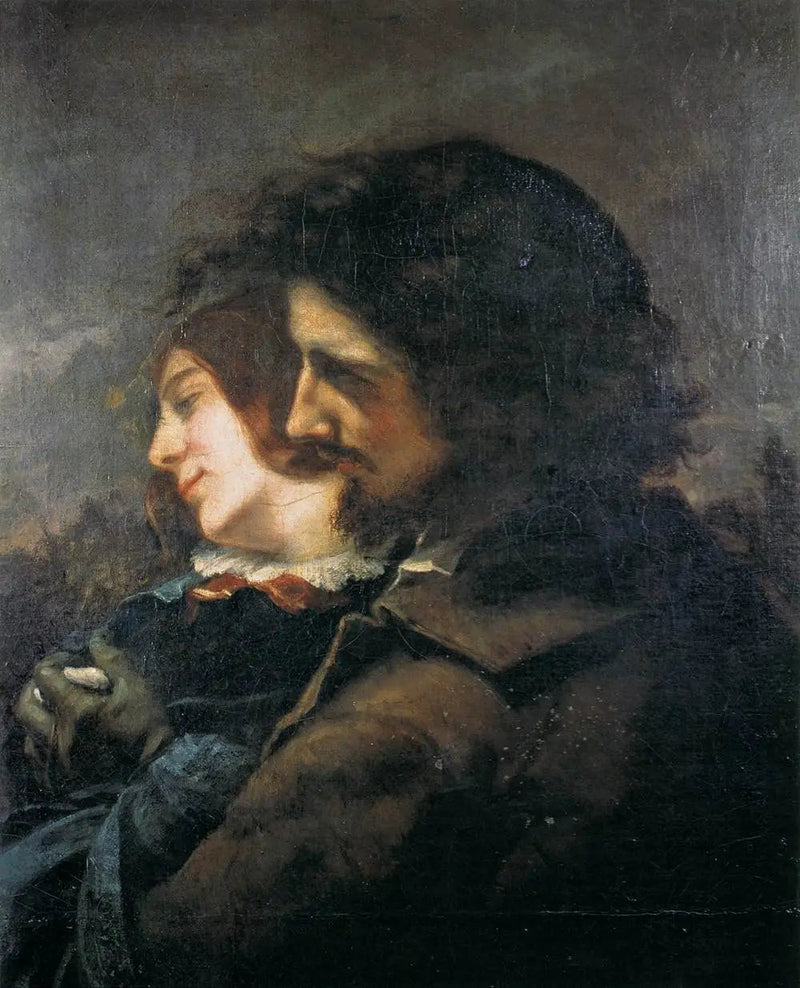 The Happy Lovers - Gustave Courbet