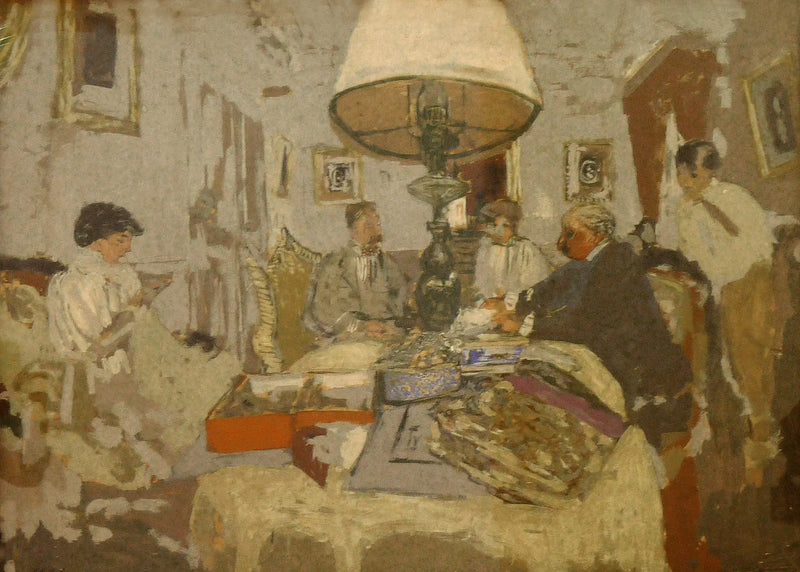 The Friends around the table, Saint-Jacut - Édouard Vuillard