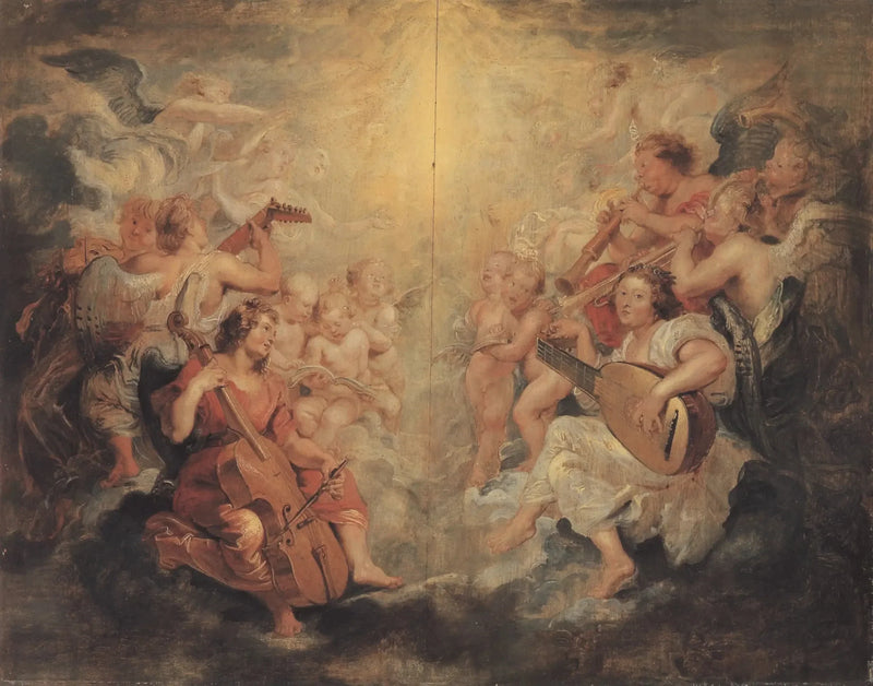 The angels of music - Peter Paul Rubens