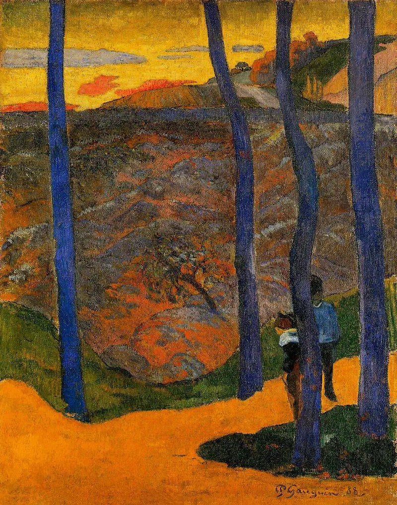 The Blue Trees (You Will Pass There, Beautiful) - Paul Gauguin