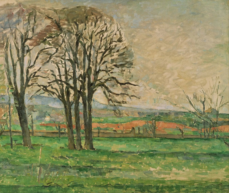 The Bare Trees of Jas de Bouffan - Paul Cézanne