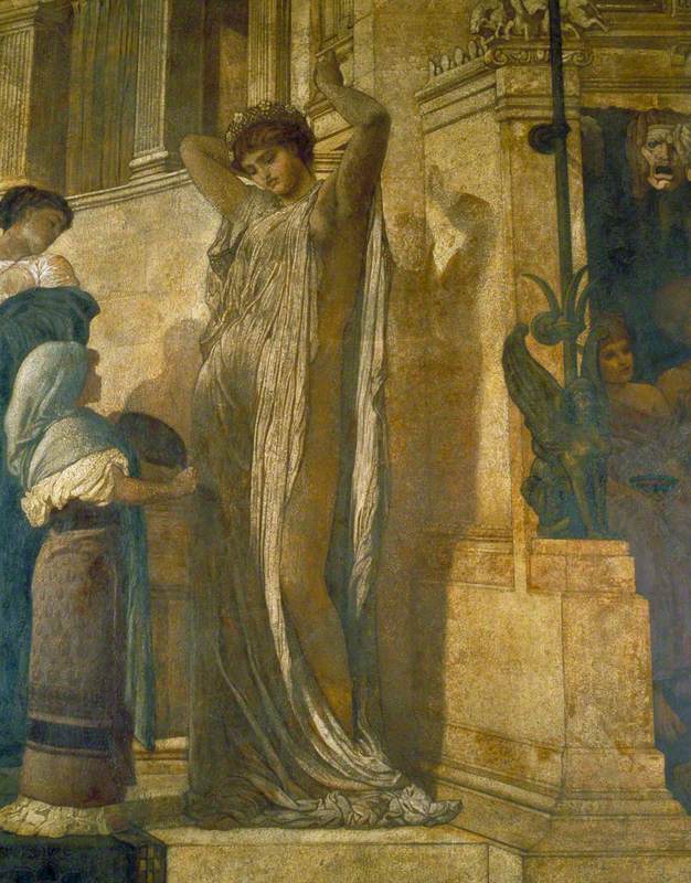 The arts of industry applied to peace (sketch for a mural painting at the Victoria and Albert Museum) - Frederic Leighton