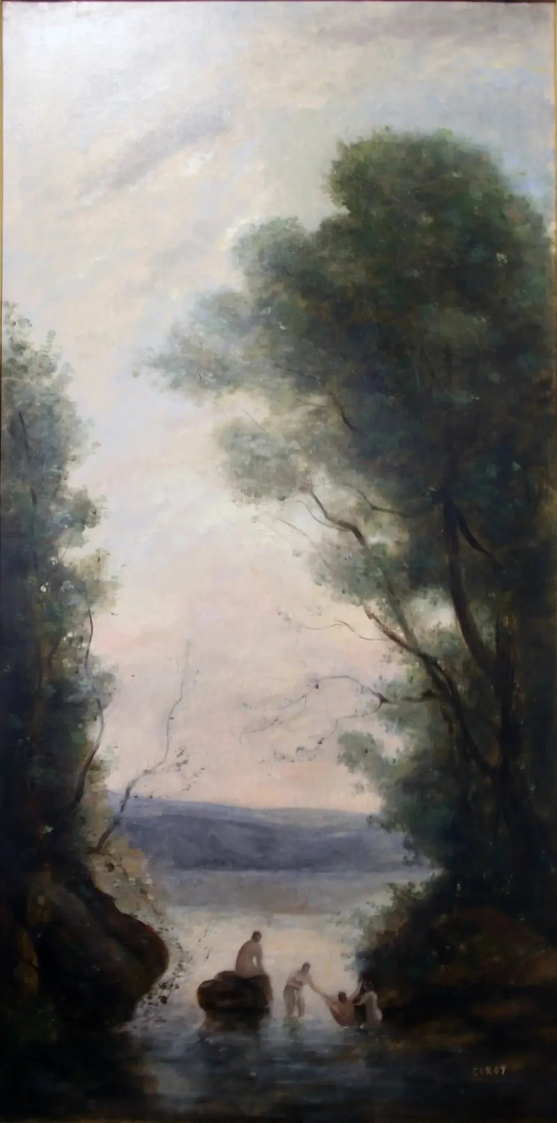 The Bathers - Jean-Baptiste Camille Corot