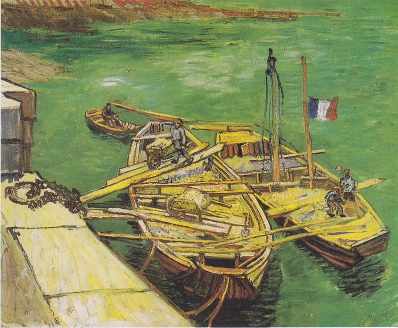 The Moored Boats - Vincent van Gogh