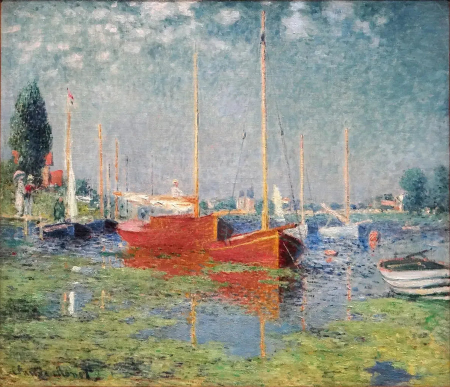 The Red Boats, Argenteuil - Claude Monet