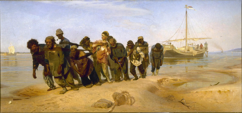 The Boatmen of the Volga - Ilya Repin
