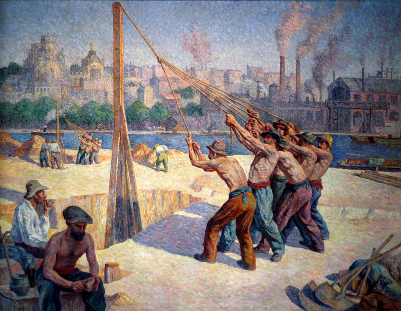 Pile Drivers - Maximilien Luce
