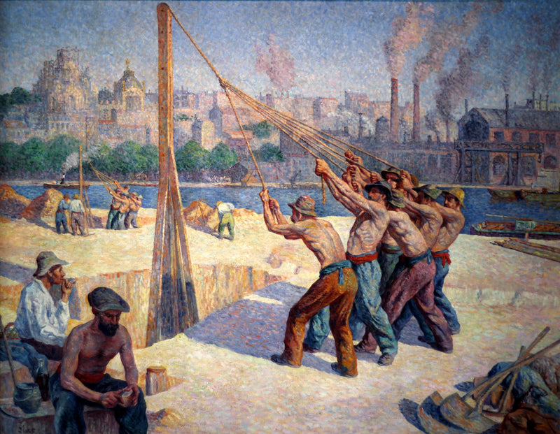 Pile Drivers - Maximilien Luce