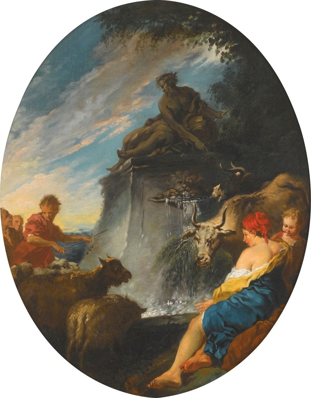The Shepherds at the Fountain - François Boucher