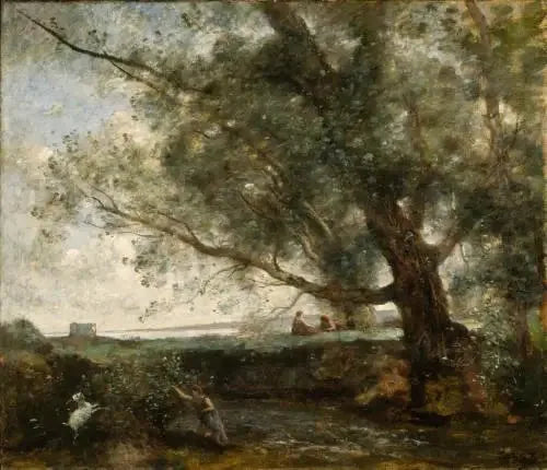 The Shepherds of Arcadia - Jean-Baptiste Camille Corot