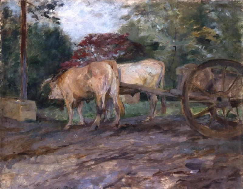 The Oxen Under the Yoke - Henri de Toulouse-Lautrec